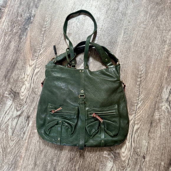 $925 JEROME DREYFUSS Etienne Handbag in Sapin - Picture 5 of 6